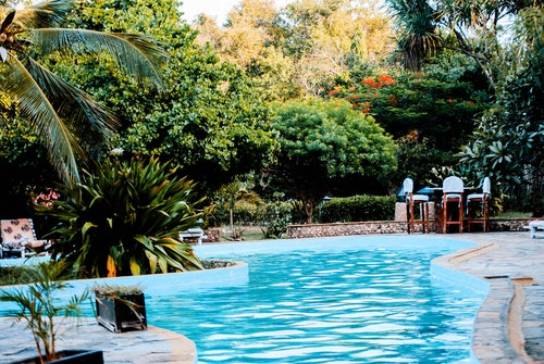 luxury residential pool